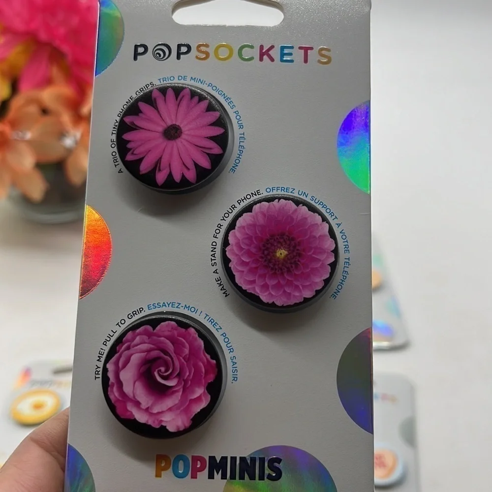 Pop Sockets Popminis - 3 small pop sockets - NWT